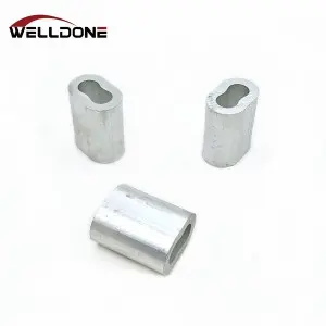 US type / JIS type wire rope hourglass aluminum ferrule