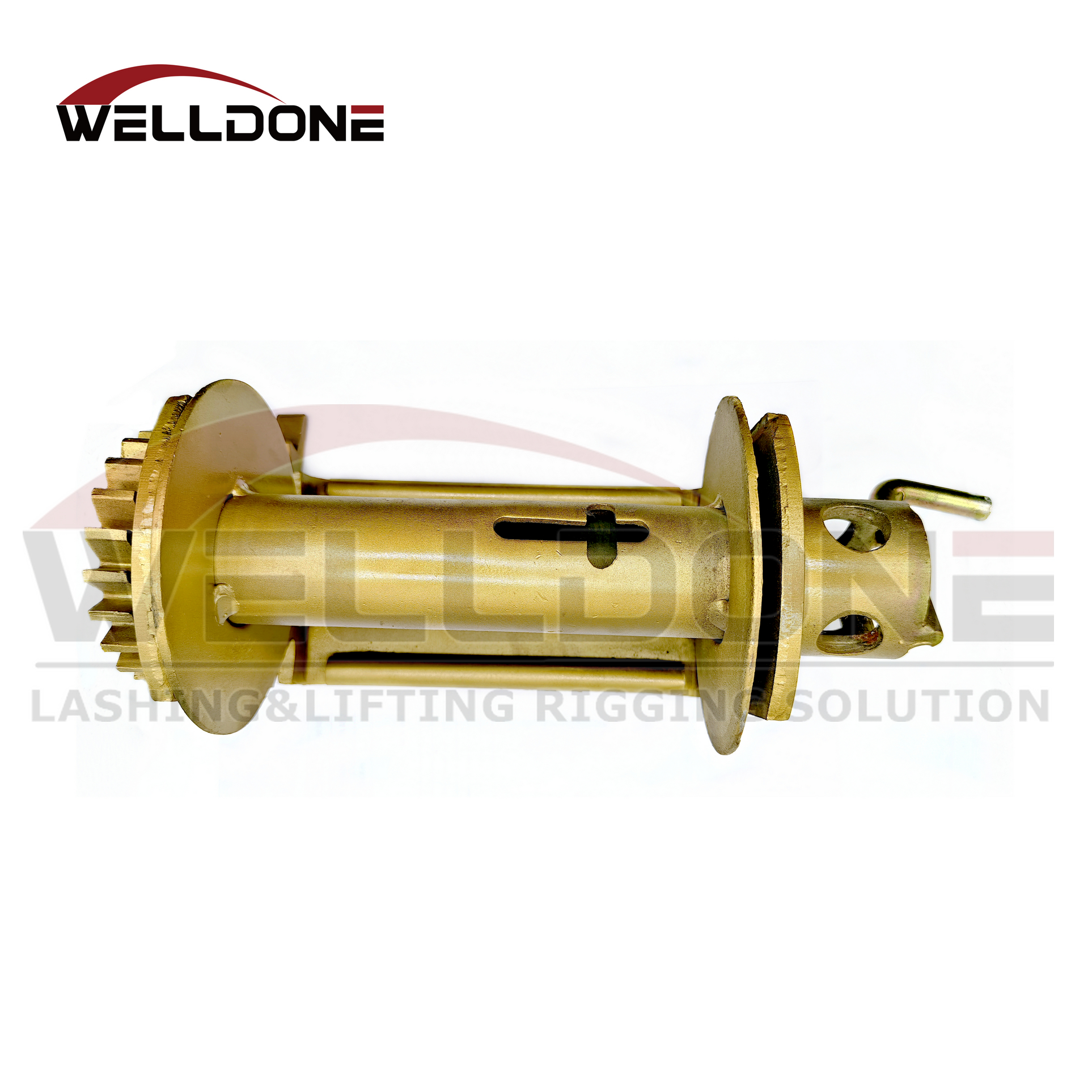 Slide on single boss winch