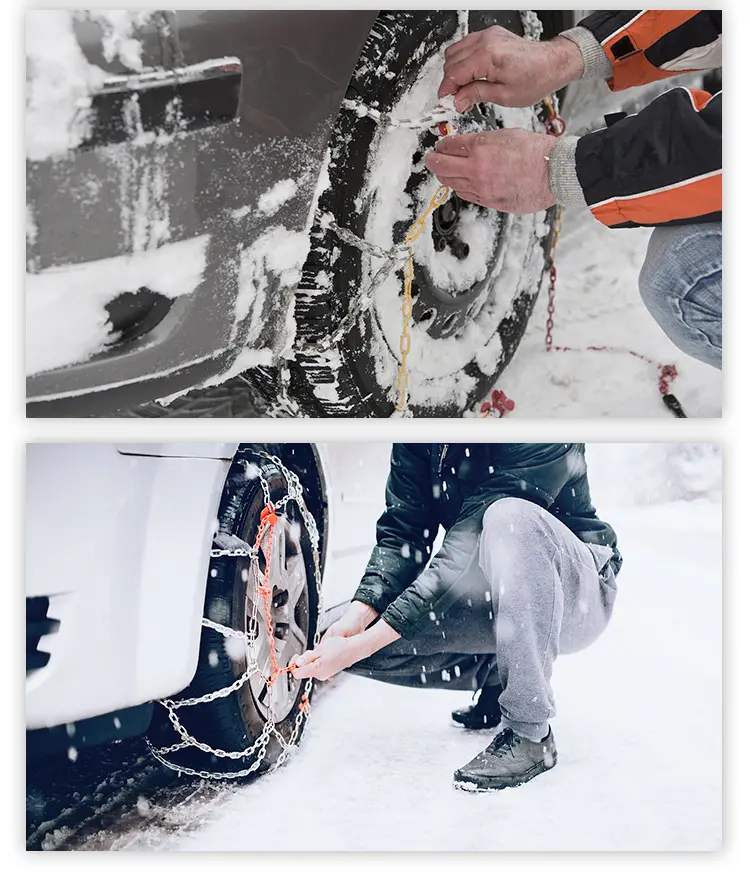 alloy steel snow chain application