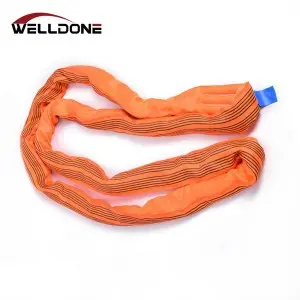 EN1492-2 WLL 10000KG 10T Polyester Endless Round Sling Safety Factor 7:1