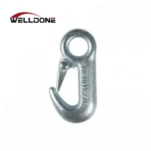Galvanized Casting Eye Snap Towing Hook with Latch / Winch Hook