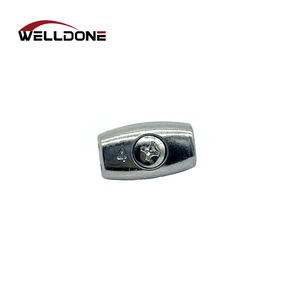 2-8mm Zinc Alloy Egg Shape Oval Cable Wire Rope Clips Clamp Featured Image