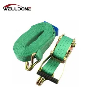 2″ 50MM 3T Ratchet Tie Down Strap with Double J Hook