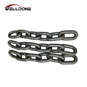 Marine welded U2 U3 stud link / studless link anchor chain