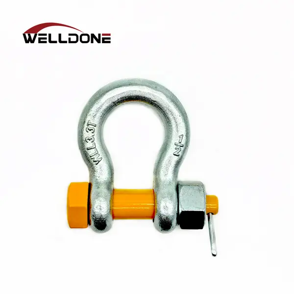 G80 Bolt and Nut Type Hot DIP Galvanized Bow Shackle Featured Image
