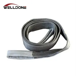 EN1492-1 WLL 4000KG 4T Polyester Flat Webbing Sling Safety Factor 7:1