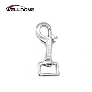 Stainless Steel Fixed Swivel Snap Spring Dog Hook