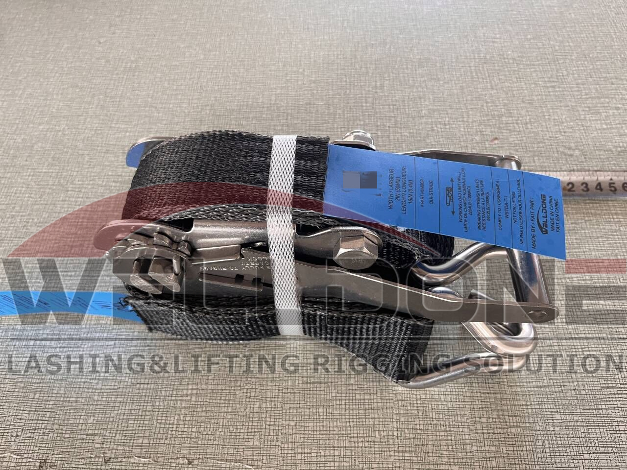 50MM stainless steel ratchet strap