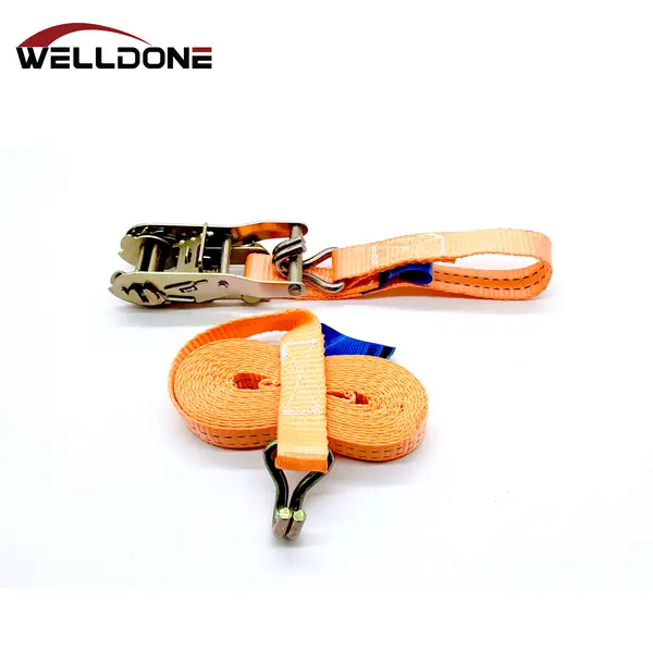 1-1/16″ 27MM 1.5T Steel handle Ratchet Tie Down Strap with double J hook Featured Image