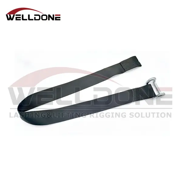 curtain side bottom strap with rave hook