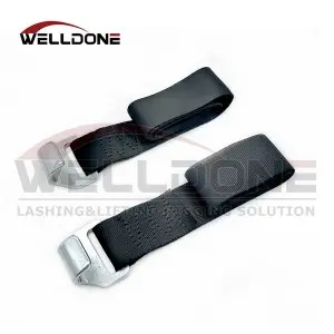 Curtain side Trailer Replacement Bottom Strap with Combi Flat Hook