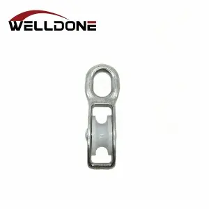 Zinc Alloy Die Cast Fixed Type Single Double Wheel Pulleys