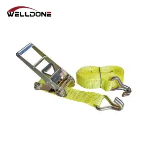 3″ 75MM 8T 10T Ratchet Tie Down Strap with Double J hook EN12195-2