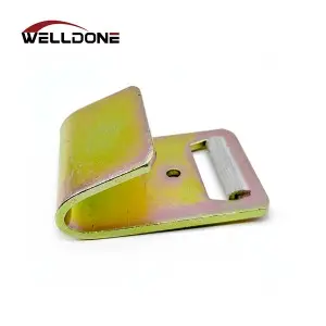 2inch 50MM 5000KG 5T Galvanized / Electrophoresis Black Flat Hook for Tie Down Strap