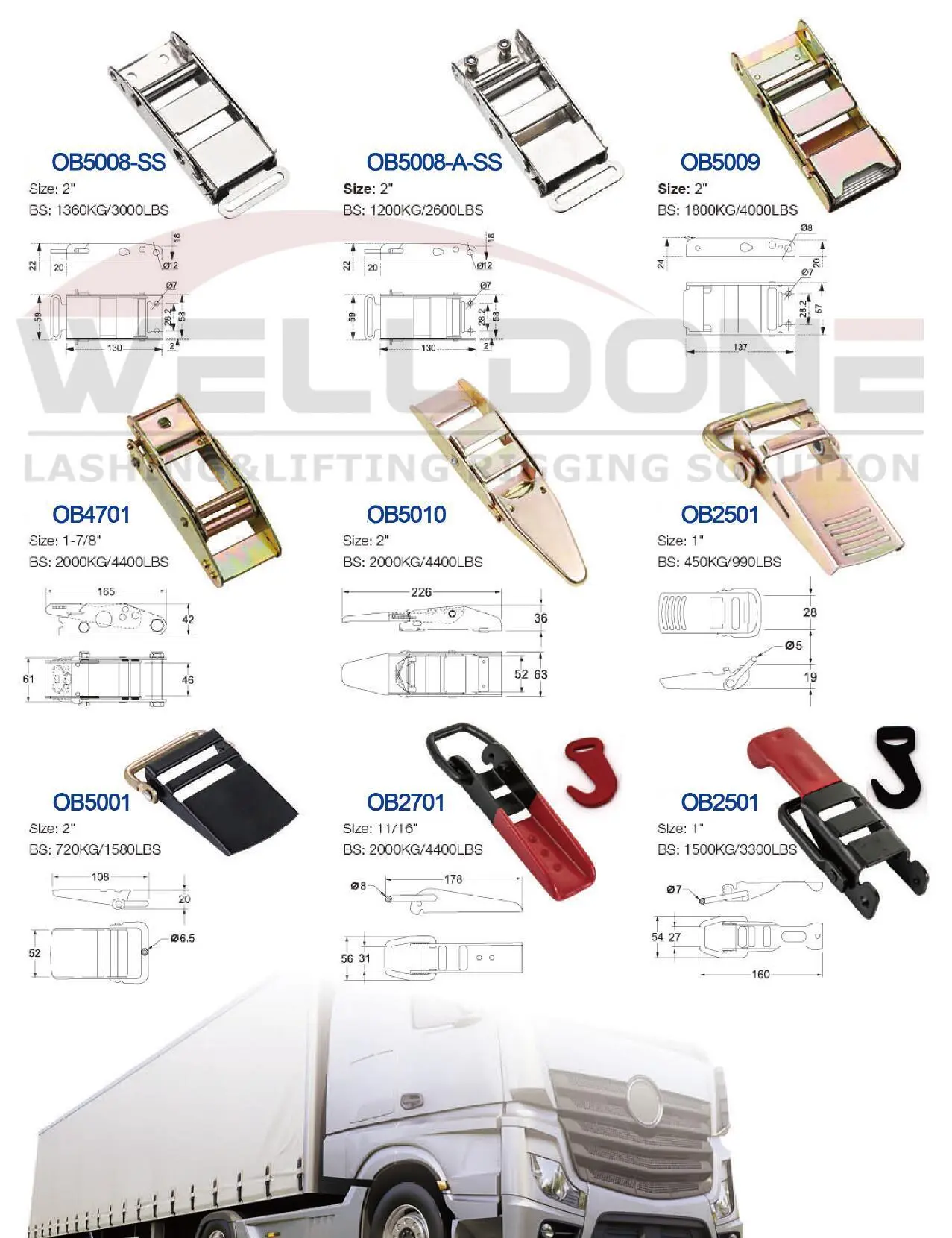 overcenter buckle specification 1
