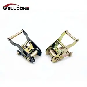 1.5inch 38MM 2T / 3T steel handle ratchet buckle for lashing strap