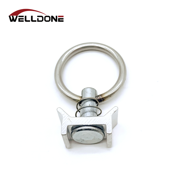 L track aluminum base single stud fitting with ring Featured Image