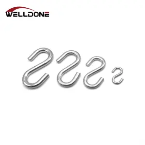 3-12mm Zinc Alloy S Hook for Connecting