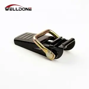 Galvanized / plastic dipping overcenter buckle for curtainside truck strap