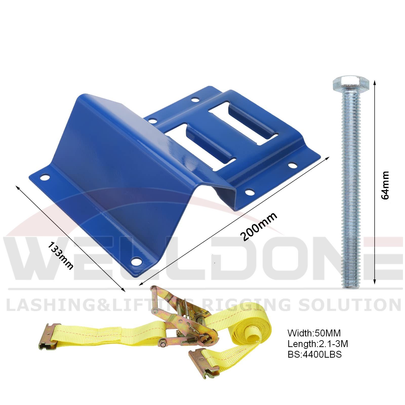 E track wheel chock spec