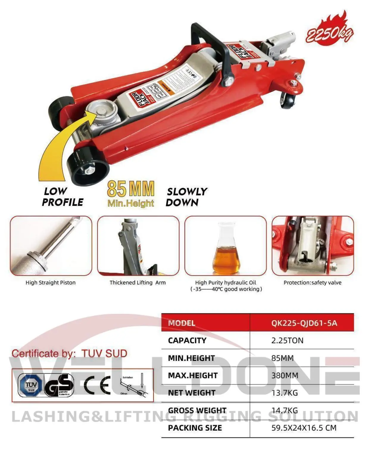 floor jack specification 2