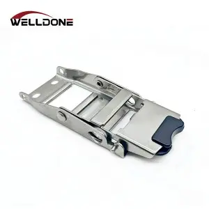 2″ stainless steel overcenter buckle for curtainside truck strap