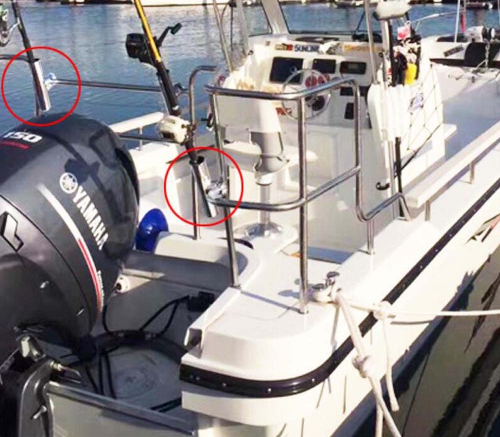 stainless steel rod holder application