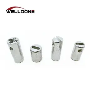Aluminum T / X / Cross Connector End Connecting Side Buckle for Combination Ropes