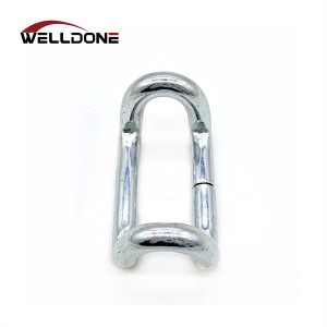 50MM Galvanized / Stainless Steel Close Rave Hook for Curtainside Overcenter Buckle Strap