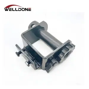 Flatbed Truck Trailer 4″ Side Mount Bolt on / Weld on / Sliding Winch