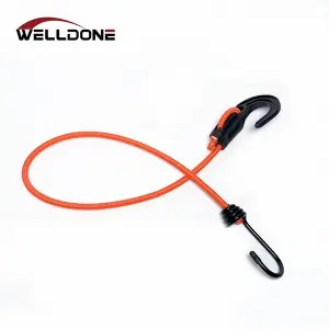 Latex Adjustable Length Bungee Cord with Hook