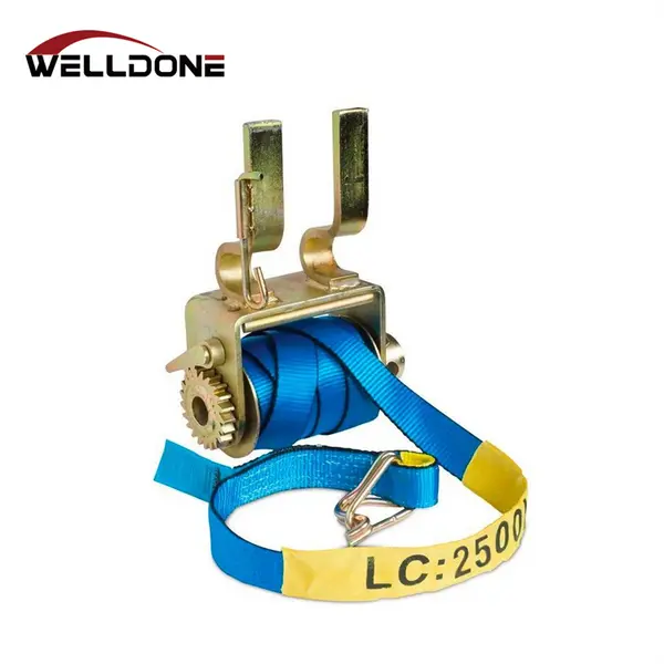 50MM LC2500KG Load Restraint Truck Clip On Ratchet Cap Winch with 9M Strap AS/NZS 4380 Featured Image