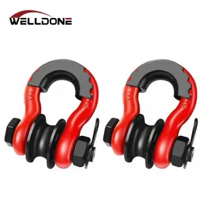 4WD Recovery Off-road 3/4 inch Towing G209 Screw Pin Forged Bow Shackle