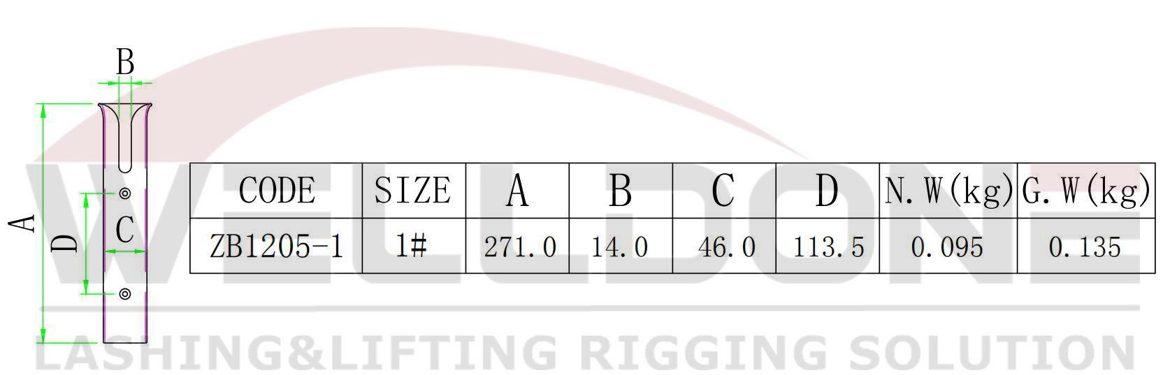 ZB1205-1 specification