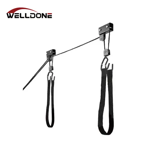 Kayak Hoist System Overhead Garage Lift Pulley for Kayak Canoe Bike Ladder Ceiling Storage Featured Image
