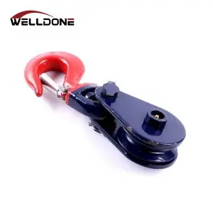 H418 Light Type Single Sheave Champion Lifting Snatch Pulley Block with Swivel Hook