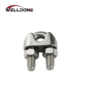 304 316 Stainless Steel JIS US Type Malleable DIN741 Wire Rope Clips