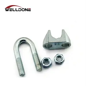 Galvanized DIN741 Malleable Wire Rope Clips