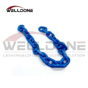 G100 Grade100 Alloy Steel D Shape Link Square Forestry Chain for Logging