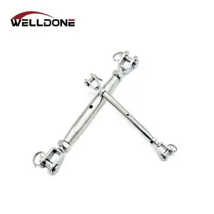 304 / 316 Stainless steel European Type Closed Body Pipe Jaw Jaw Turnbuckle