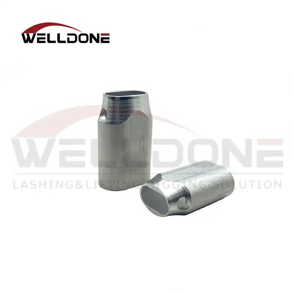 Aluminium Turnback Ferrule Sleeve for Swaging Wire Rope Sling with Inspection Hole Featured Image