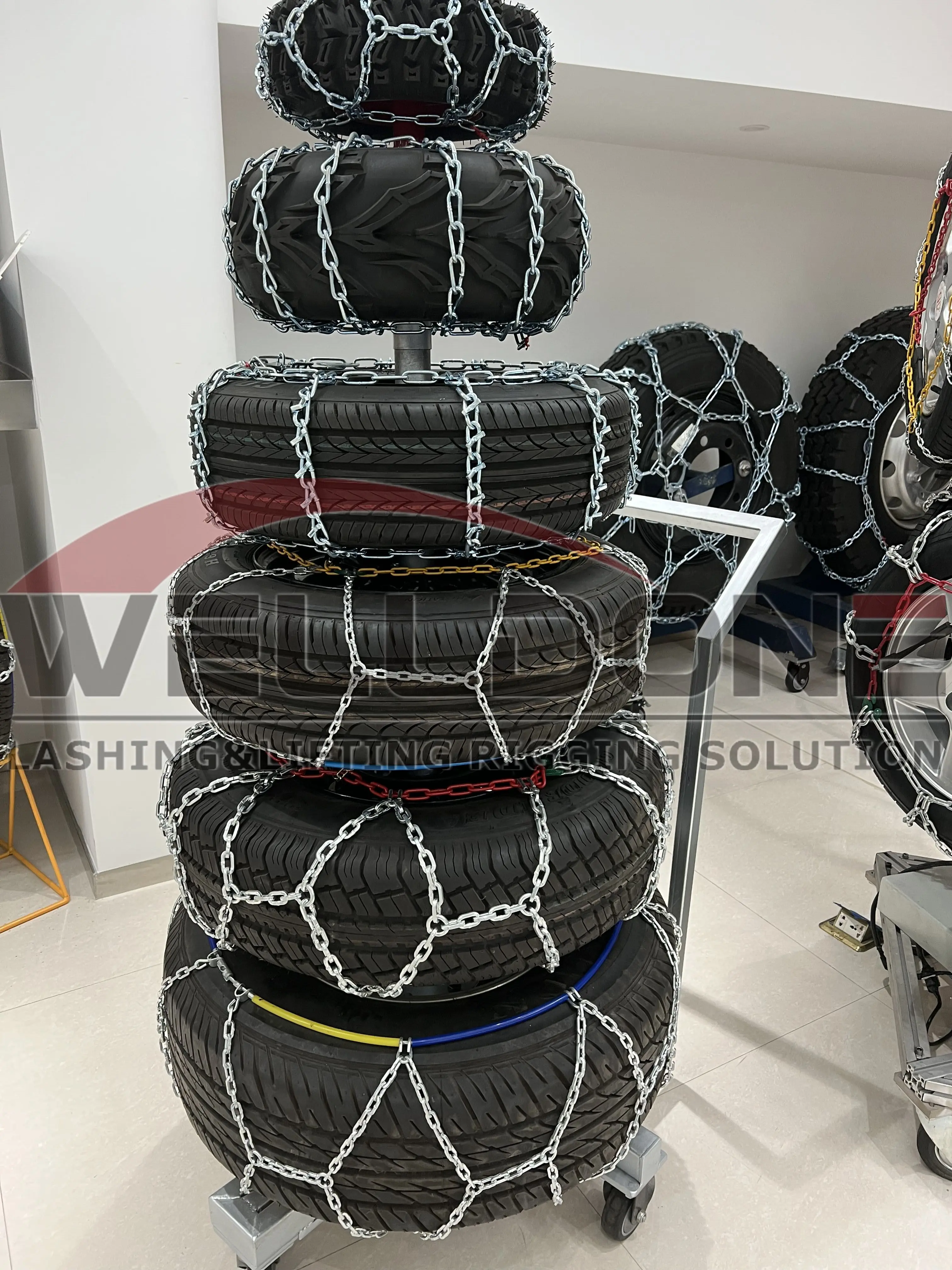 alloy steel tire snow chain samples