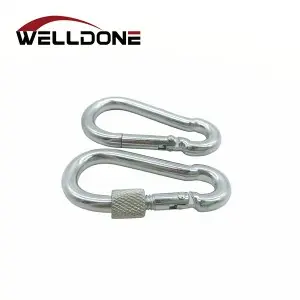 DIN5299 Zinc Alloy Gourd Shaped Snap Hook With Screw Lock