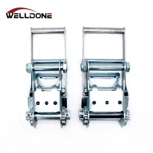 4inch 100MM 10T aluminum handle ratchet buckle for lashing strap