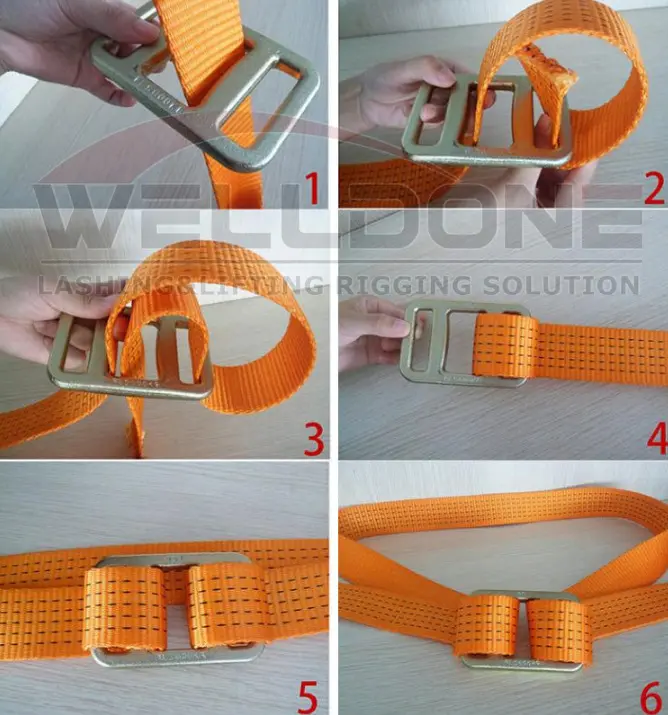 how to use one way lashing strap