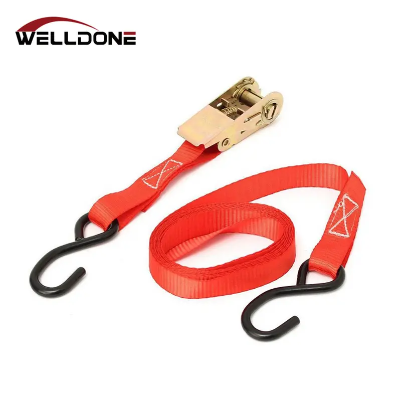 25MM thumb ratchet strap with S hook