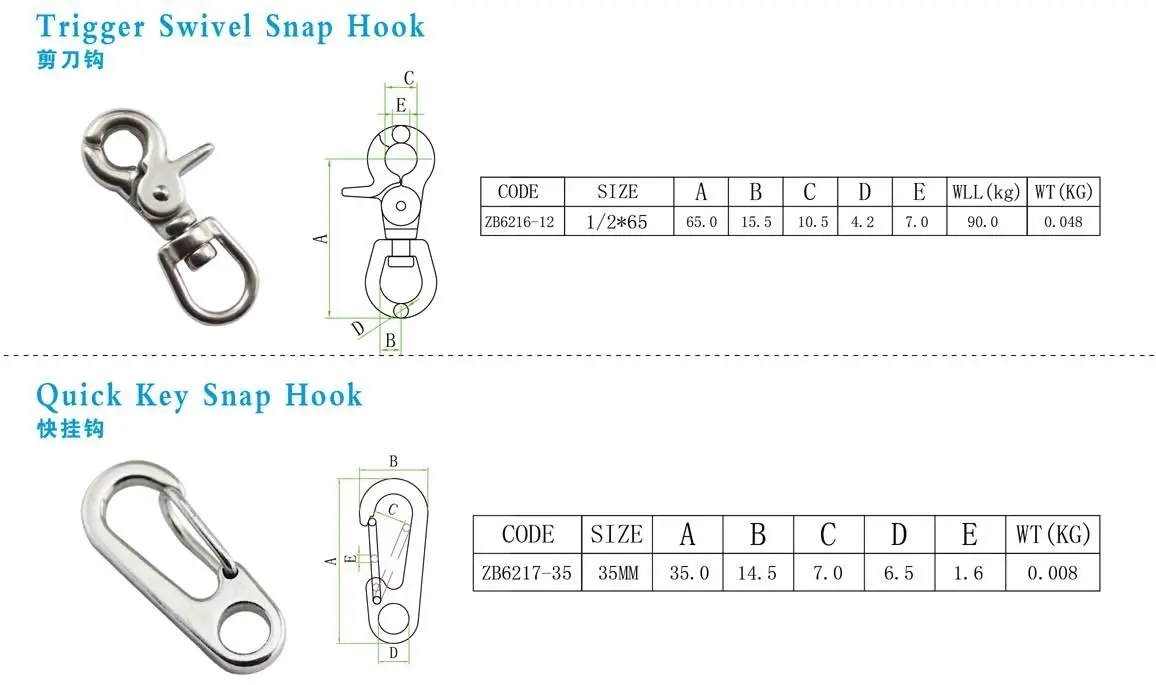 SS dog hook specification 3