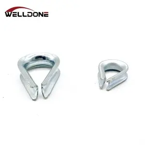 Galvanized DIN6899 Type A or B Wire Rope Thimble