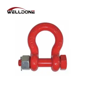 G80 Bolt and Nut Type Hot DIP Galvanized Bow Shackle