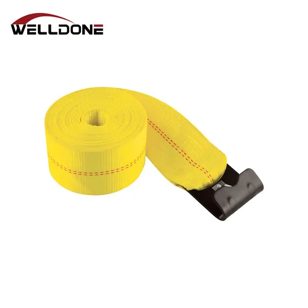 4″ Winch Strap with Flat Hook WLL 6670LBS Featured Image